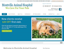 Tablet Screenshot of montvillevet.com